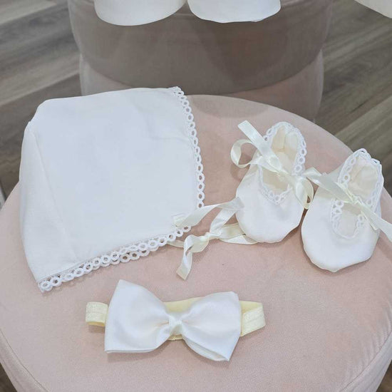 Silk Mikado Christening accessories