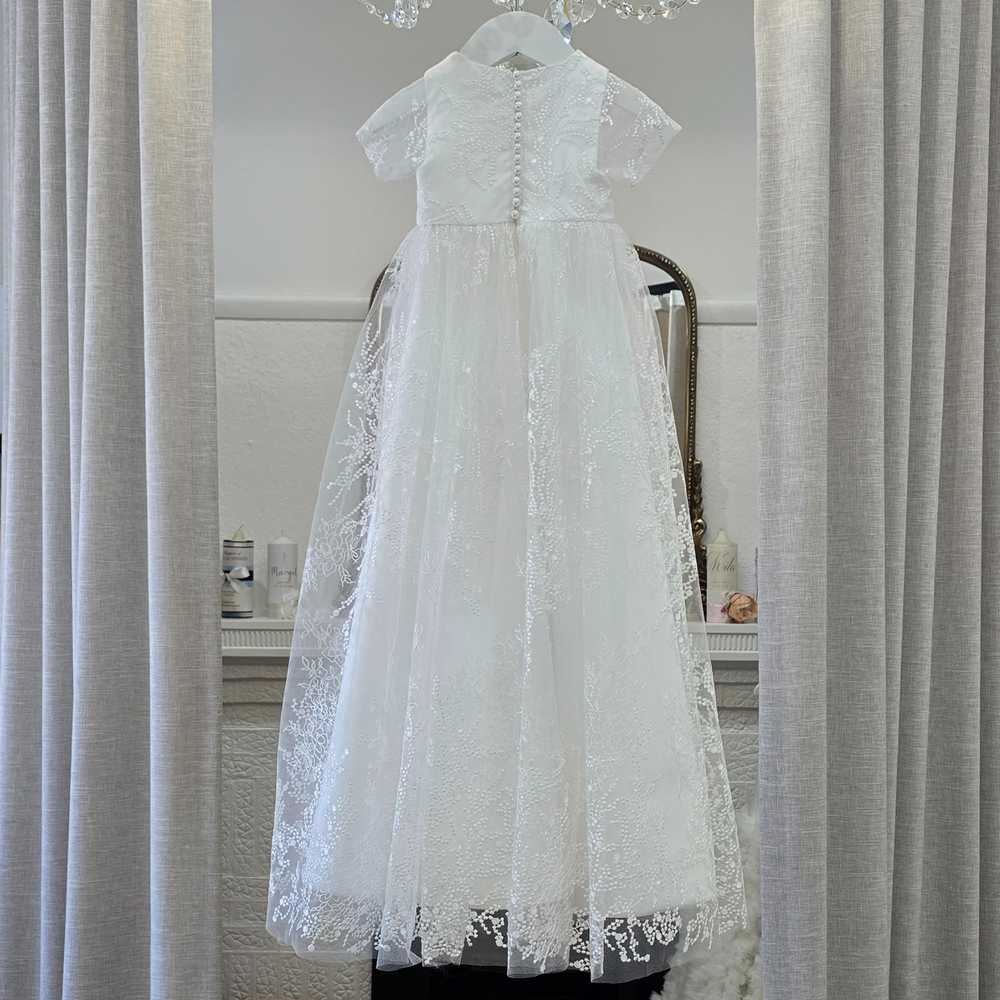 lace baptism gown for christening