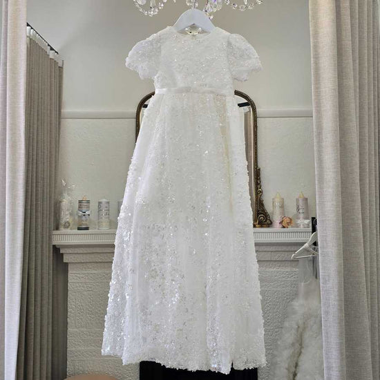 Khloe Lace Baptism Gown