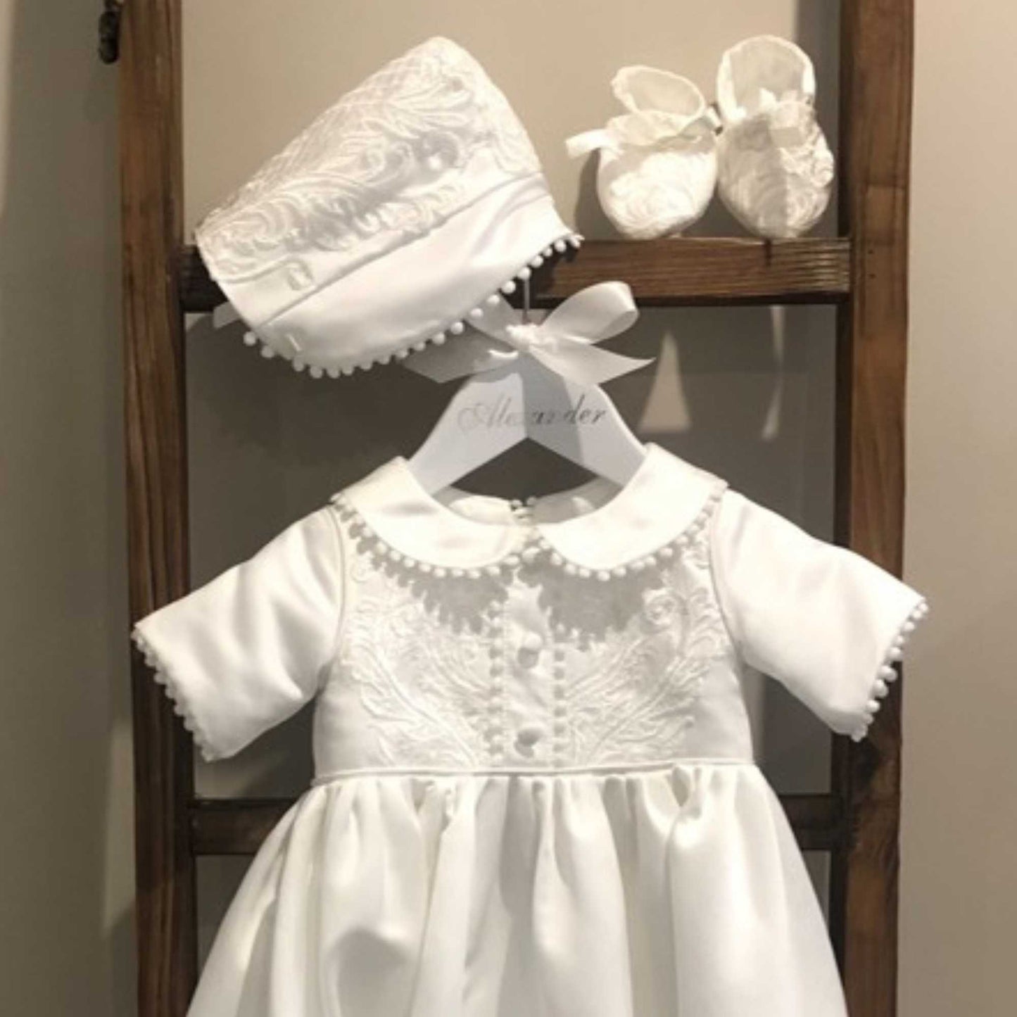 Alexander lace boys baptism Gown