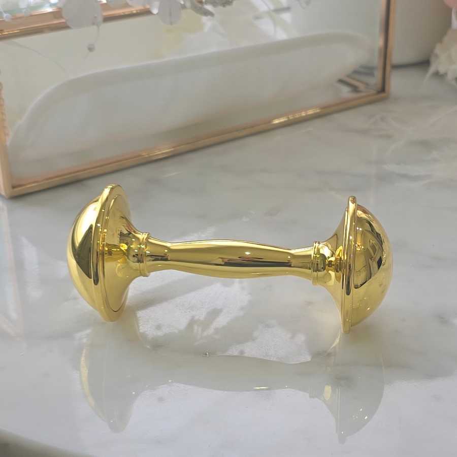 gold plated rattle