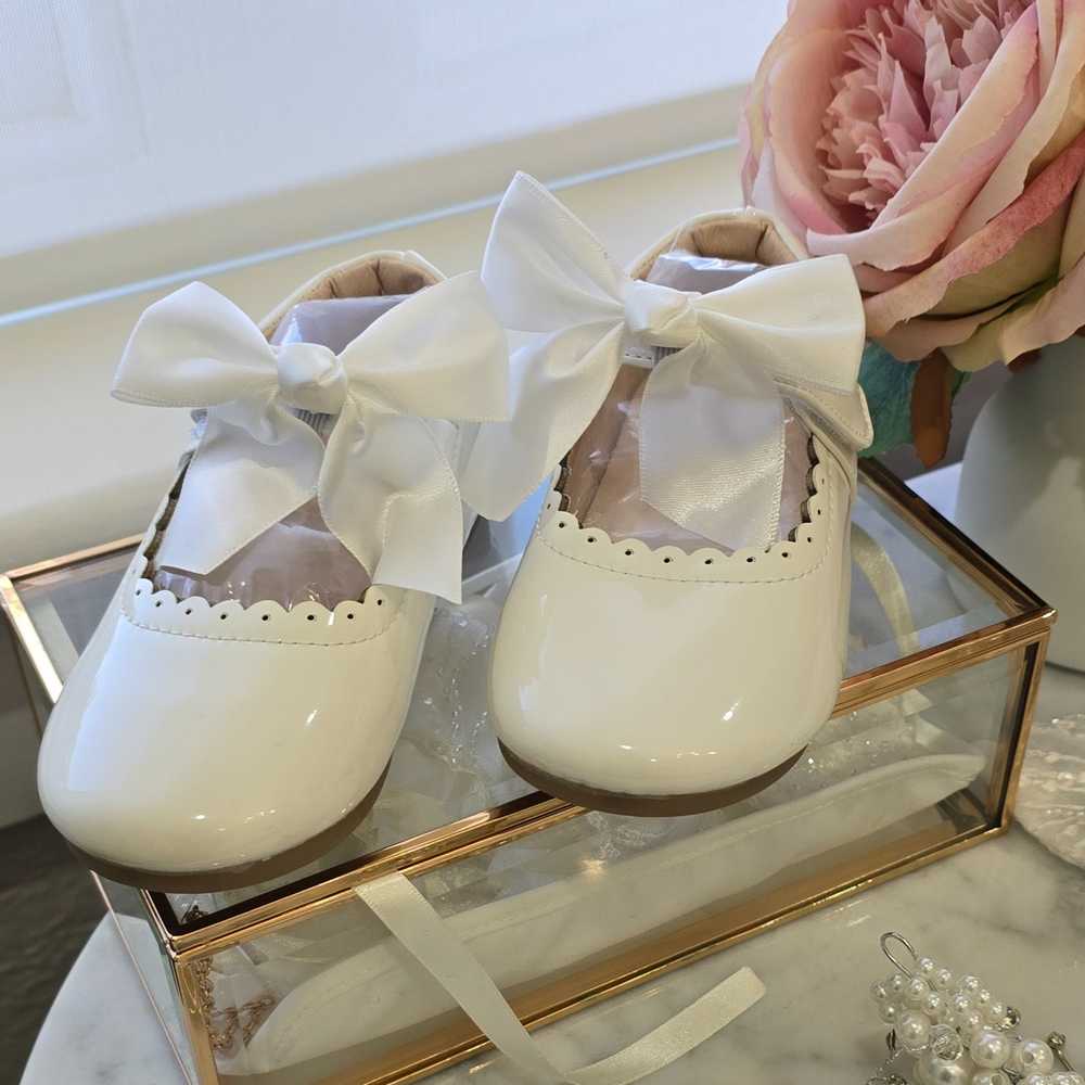 Ivory flowergirl shoes best sale