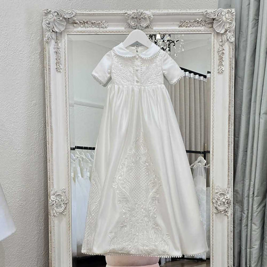 silk boys baptism Gown