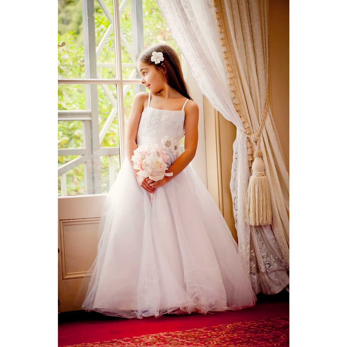 Grace Dress with tulle skirt Mini Treasure Kids